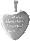 L4082 footprints in the sand heart locket