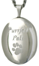 L7011 oval purrfect pals pet locket