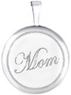 L506 Mom round locket