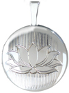 L532 16mm round lotus locket