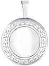 L533 Greek frame 16mm round locket