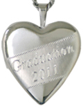 sterling graduate locket
