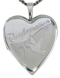 confirmation heart locket