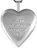 L5154 sterling st christopher locket