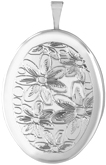 L8129 sterling daisy locket
