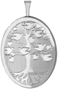 L8133 Tree of Peace oval locket