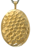 L8008 hammered pattern 20 oval