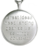 L1033 Back saying on back of bird locket