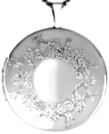 L1049 sterling ornate locket
