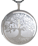 L1054 22mm round tree of life locket
