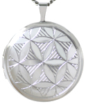 L1062 flower of life 22mm round locket