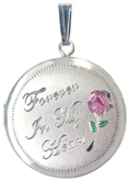 forever in my heart memoril locket