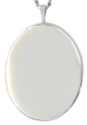 L9000 sterling 25mm oval locket