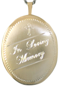 L9013 Gold Loving Memory Locket