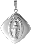 Miraculous Medal Pillow Locket