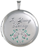 L1080 Loving Memory Cremation Locket
