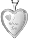 L5017S meow cat locket