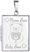 L8537 new mom rectangle locket