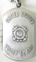 Coast Guard Dog Tag Locket