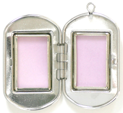 open dog tag locket