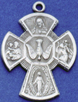 C299 silver four way cross