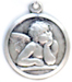 C616 round angel medal