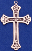 C371 large fancy scroll cross