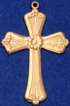 C84 medium fancy sterling cross