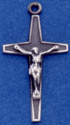 small plain silver crufix