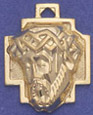C141 Jesus and Cross medal