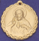 C303H sacred heart medal