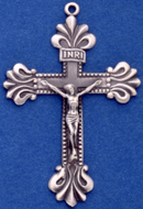 C399 large crucifix necklace